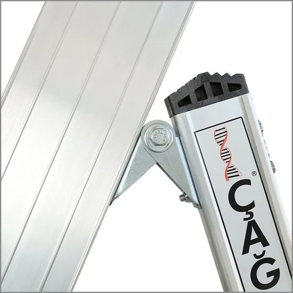 SerDeck SPP-G — Mobile Guardrailed Professional Work Platform - Precision Heavy-Duty Hinge Assembly