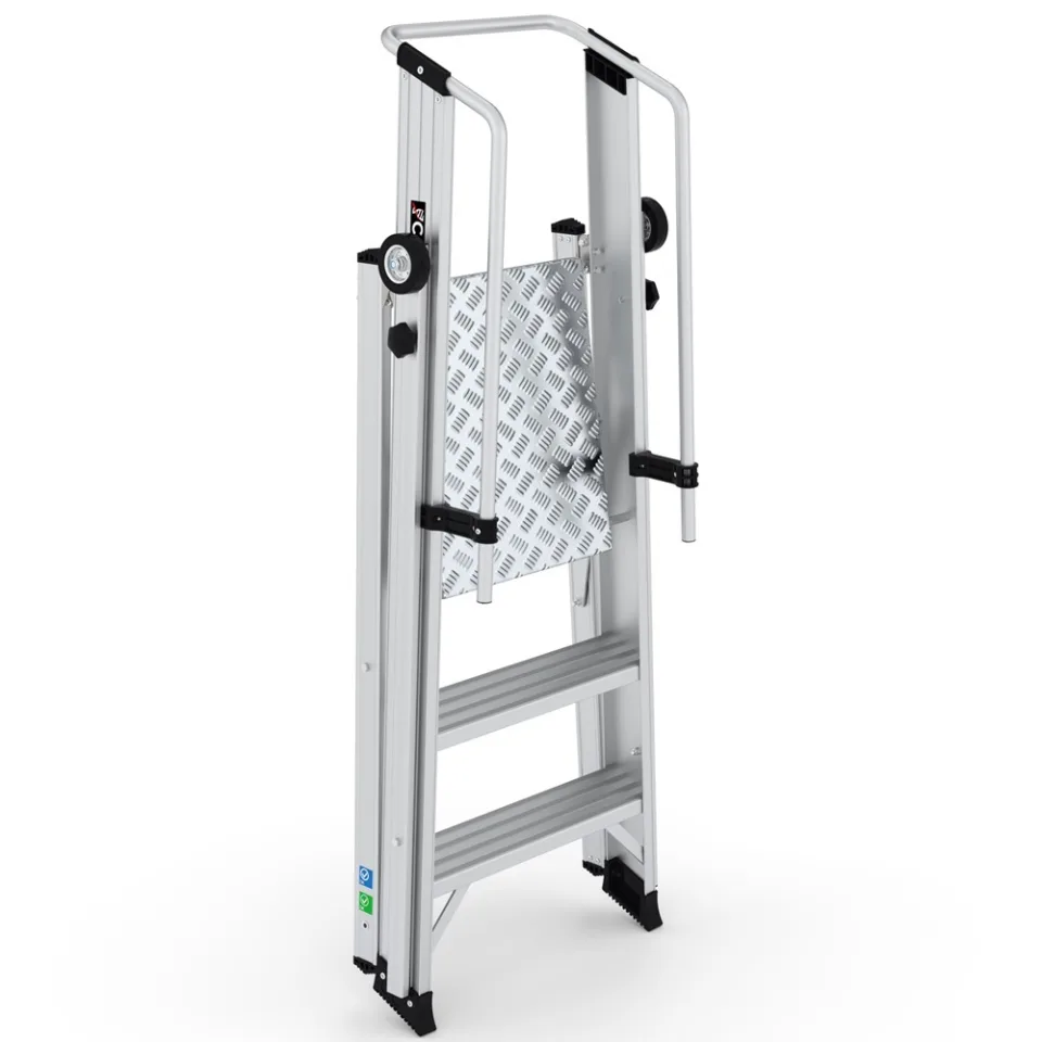 SerDeck SPP-G — Mobile Guardrailed Professional Work Platform technical view 2