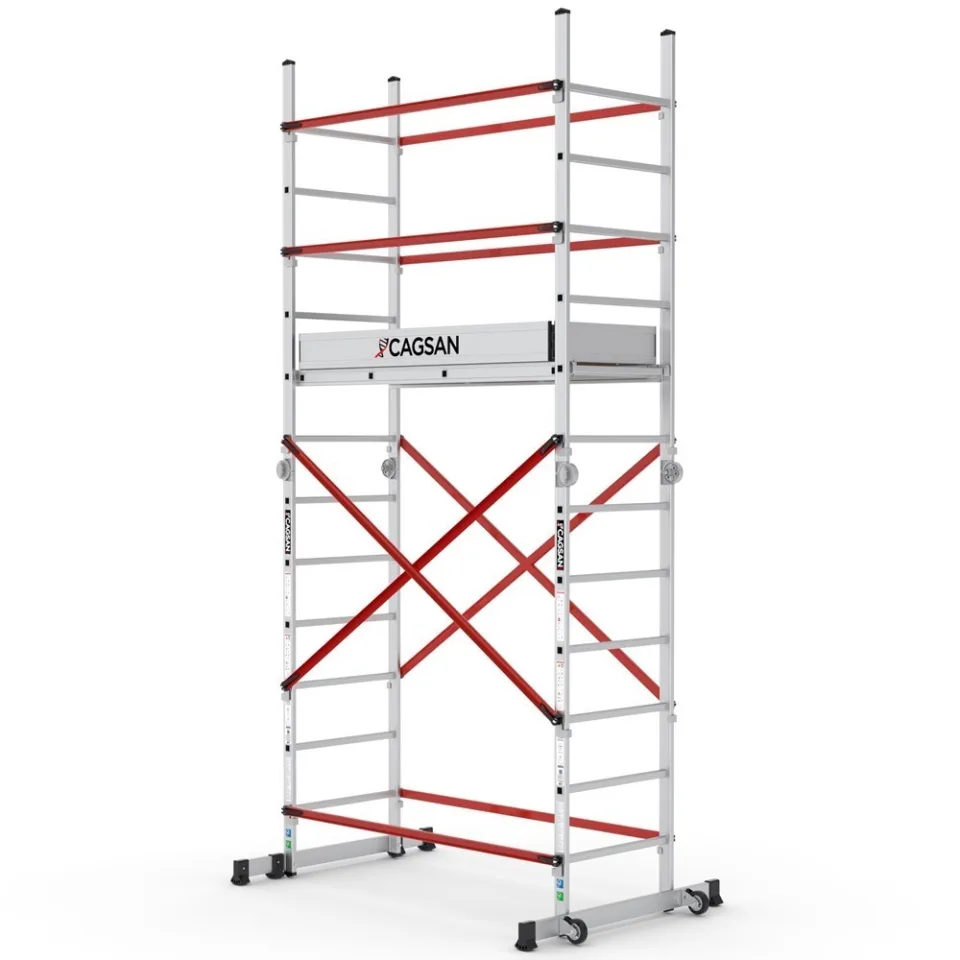 SerFlex SPST — Andamio Plegable Práctico de Mantenimiento Interior vista técnica 2