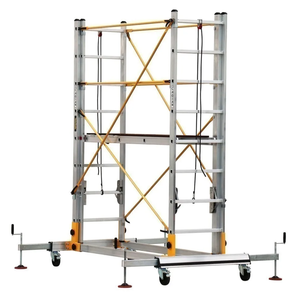 SerSafe SPS — İki Parçalı Alüminyum Mobil İskele - Alüminyum Mobil İskele Sistemleri (SPS-004)