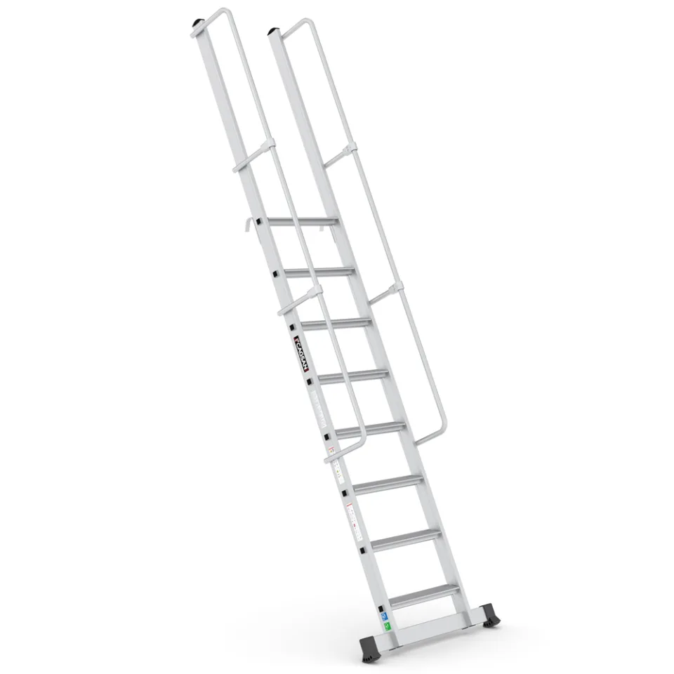 SerStep SP1G — Geniş Basamaklı Kancalı Merdiven - Alüminyum ve Fiberglas Merdivenler (SP1-2000MG)