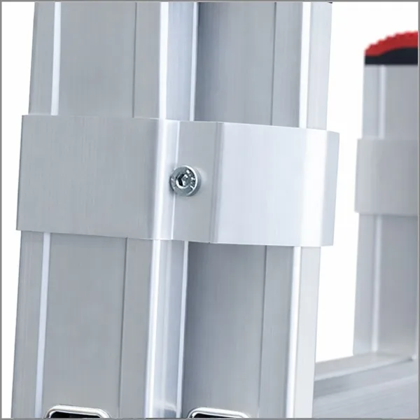 SerStep SP2 — Zweiteilige Aluminium-Schiebeleiter - Verstärkte Knotenblech-Tragwerksverbindung