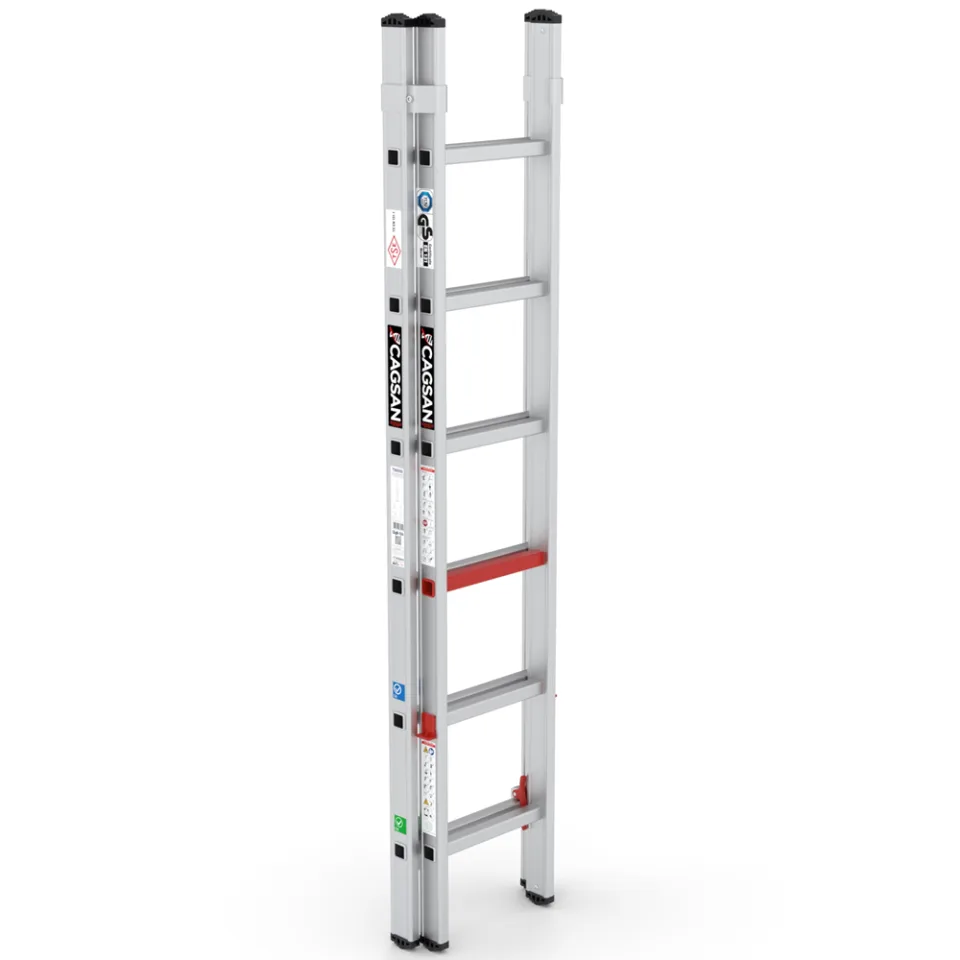 SerStep SP2 — İki Parçalı Sürgülü Merdiven - Alüminyum ve Fiberglas Merdivenler (SP2-6040)