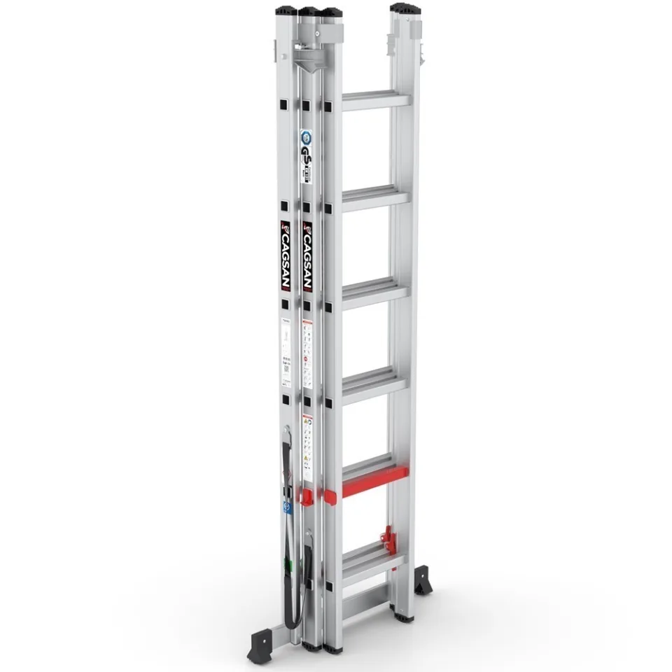 SerStep SP2C — Üç Parçalı Çok Amaçlı Merdiven teknik görünüm 3
