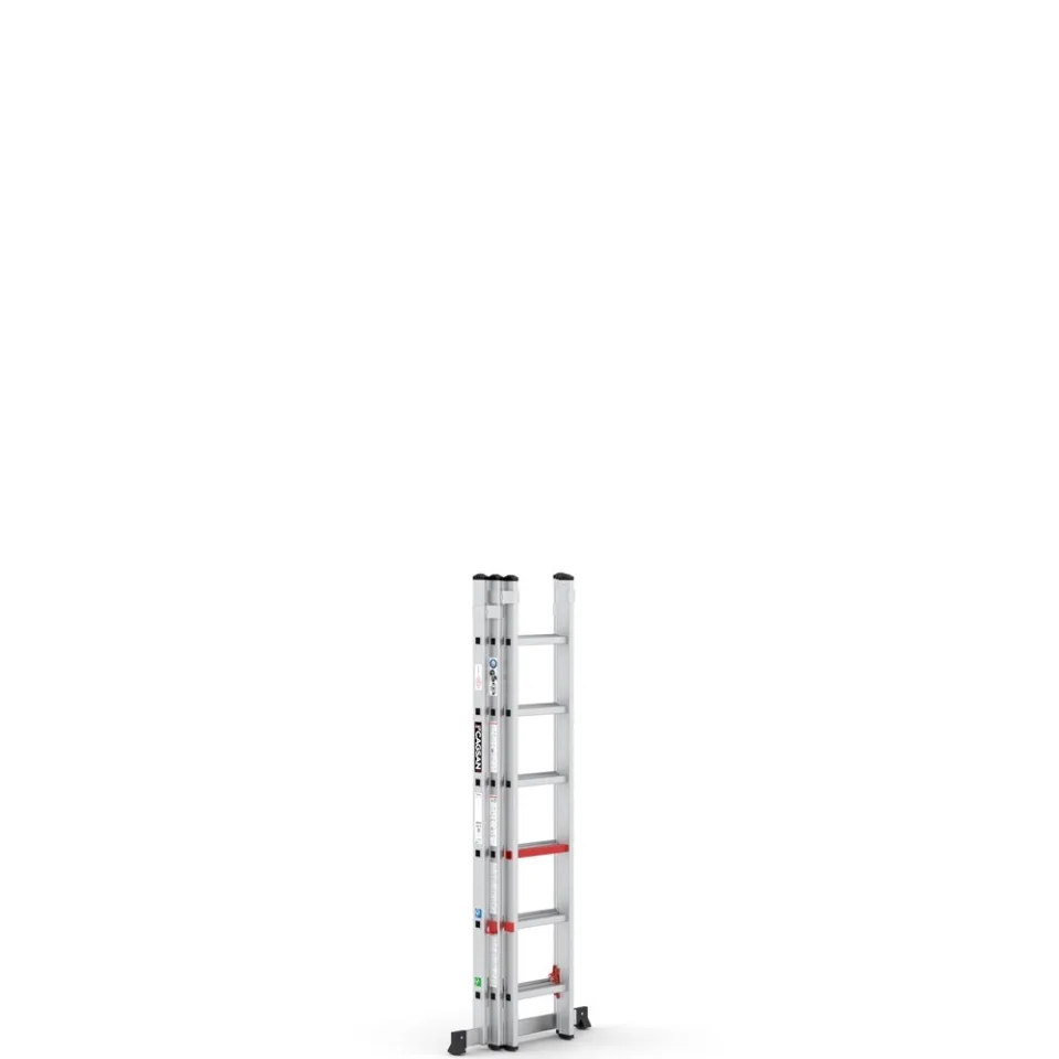 SerStep SP2T — Üç Parçalı Sürgülü Merdiven teknik görünüm 3
