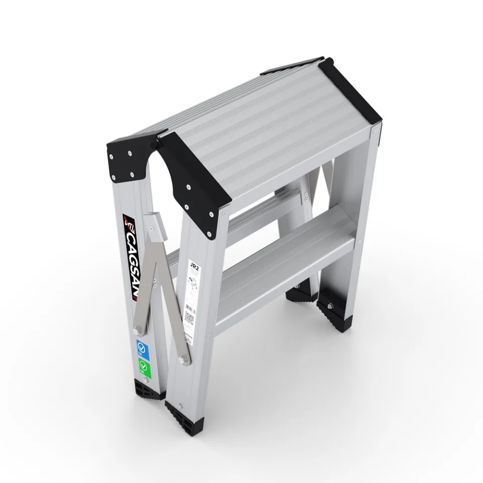 SerStep SPJ — Escalera Compacta de Aluminio de Plegado Estrecho vista técnica 2