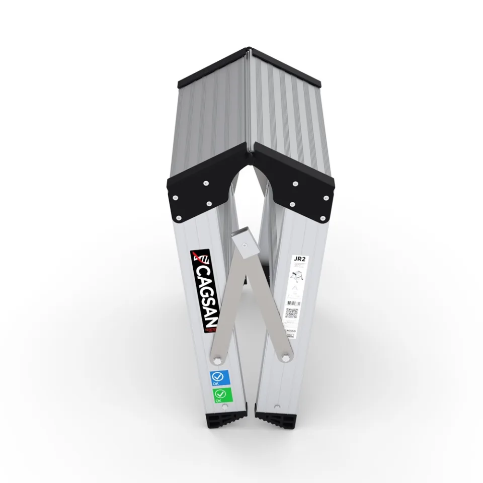 SerStep SPJ — Escalera Compacta de Aluminio de Plegado Estrecho vista técnica 3