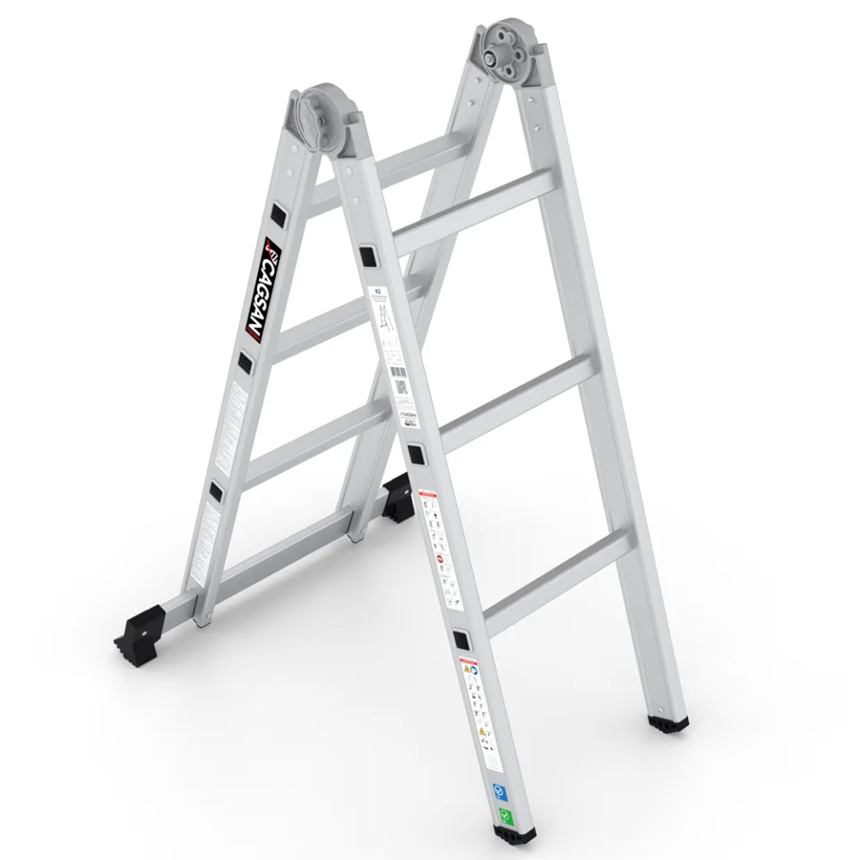 SerStep SPK — Kompakt Katlanır Merdiven - Alüminyum ve Fiberglas Merdivenler (SPK-2)