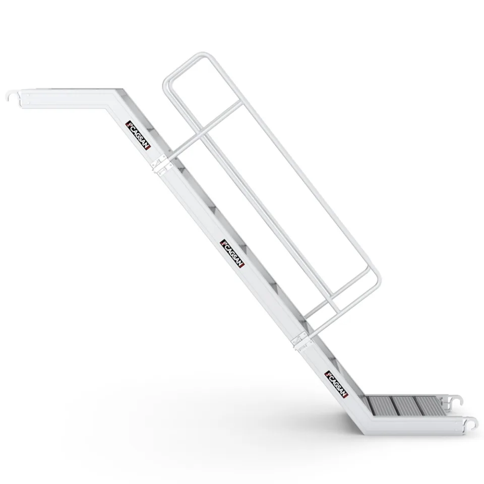 SerTube SPAK-IM — Modüler Kule İskele İç Çıkış Merdiveni teknik görünüm 2